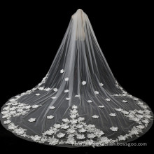 2017 Plume Veil Rda Wedding Veils Bride Long Applique